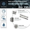 SG TZH Tornillos de cabeza hueca de 1/4-20 x 5",