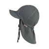 Sterntaler Unisex Neck Peaked Cap with Neck Protection Muslin with