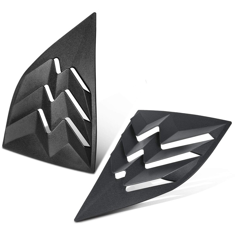 2 x Side Window Louvers for 2008-2024 Dodge Challenger, ABS
