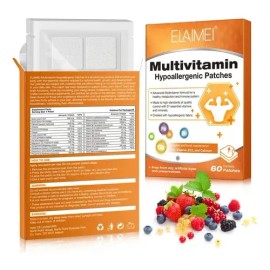 60 Parches Con Vitaminas Y Minerales Energía Y Salud General