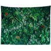 CORFOTO 6x4ft Fabric Tropical Green Leaves Wall Backdrop Jungle Forest