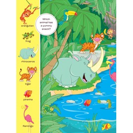 Search and Find Sticker Books for Kids Ages 3-5: Animals - Boost Learning with Hidden Pictures & 50+ Stickers!