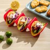 Tiardey Pack of 2 Foldable Taco Holders for Soft and