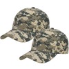 2pcs Baseball Cap for Men Women Adjustable Size for Outdoor