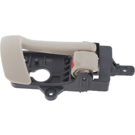 For Hyundai Santa Fe 2007-2012 Interior Door Handle Front OR Rear, Passenger Side Beige | With door lock button| Trim:All Submodels
