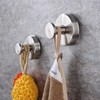 Boxonly No-Drill Suction Hooks,2024 Upgraded Stainless Steel Waterproof Hooks for