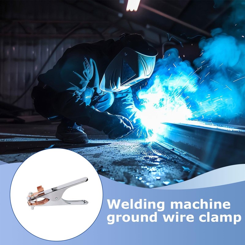 Welder Ground Clamp,Ground Clamp Copper 300A/500A A-Shape Earth Clamp |