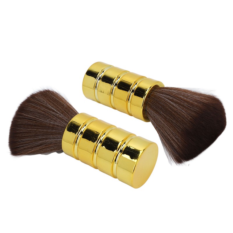 Barber Neck Duster Brush Soft Gentle Electroplating Process Professional Neck
