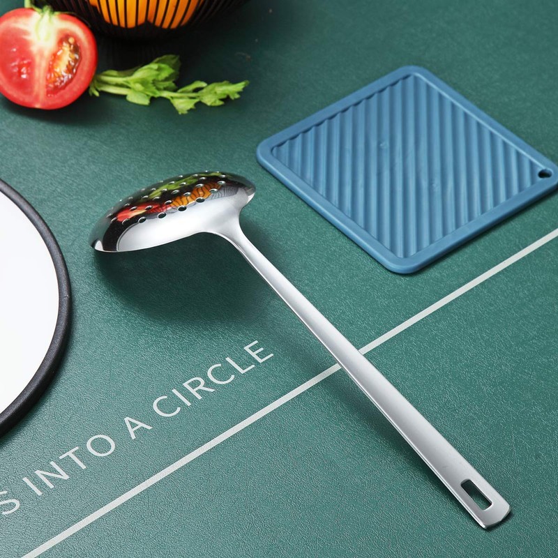 Stainless Steel Skimmer, Berglander Metal Strainer, Kitchen Cooking Skimmers for