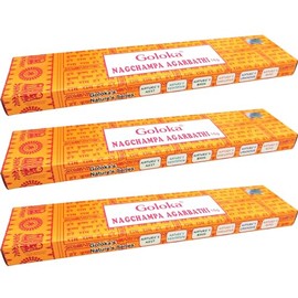 Goloka Incense Sticks (3, Nag Champa 16g)