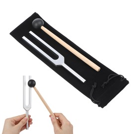 528 Hz Tuning Fork for Healing Set Aluminum Alloy 528 Hz Tuning Fork with Hammer Wipe Storage Bag Tunings Forks for Healing Relaxation DNA Repair Chakra Balance
