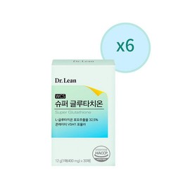 Dr.Lin Super Glutathione 400mg x 30 sheets x 6 boxes Niacin, Vitamin B, Vitamin C / 닥터린 슈퍼 글루타치온 400mg x 30매 x 6박스 나이아신,비타민B,비타민C