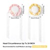HOWWFALY 2PCS Cat Bow Hat with Lace, Adjustable Bow Collar