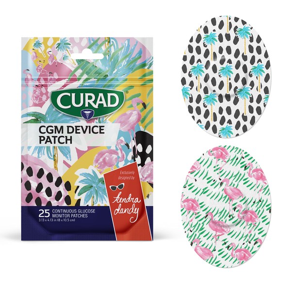 Curad® Kendra Dandy CGM Patches (25-Count) | 3.13" x 4.13"