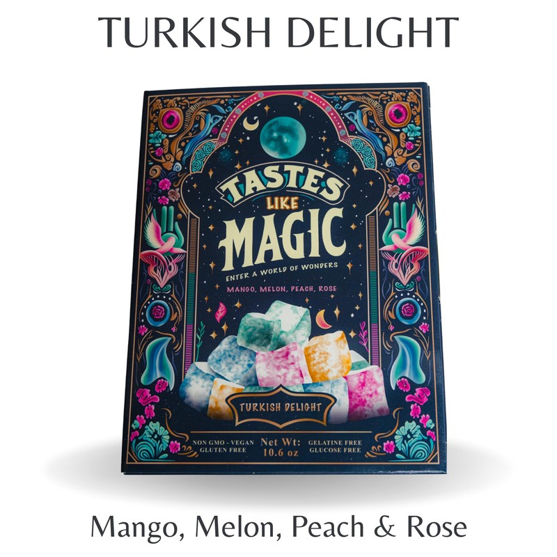 Tastes Like Magic Turkish Delight, Mix Fruit Mango Melon Peach