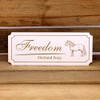 Engraved Sign with Shetland Pony Motif and Horse Name -
