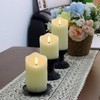 Warmhere Rechargeable Flameless Candles, Flickering LED Candles with Remote and