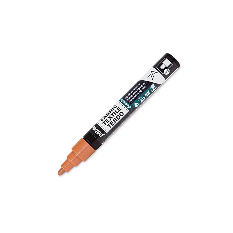 Pebeo 7A Opaque Copper Fabric Marker - 4M