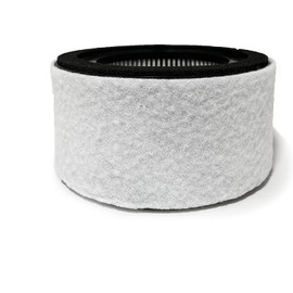Nispira 3-in-1 True HEPA Carbon Filter Replacement Compatible with Crane Air Purifier EE-5067, 1 Pack