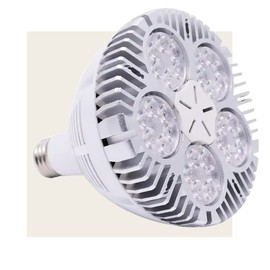 LEDHOLYT 45W PAR38 30pcs LEDs Natural White Spotlight Bulb E27 Project Tracking Light 24 Degree Beam(45W, Natural White)