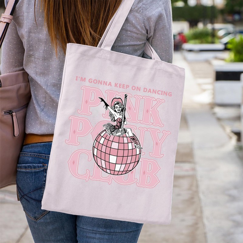 WCGXKO Singer Pink Tote Bag Pride Music Fan Gift Song