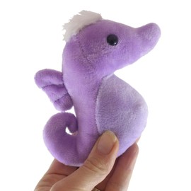 Curious Minds Busy Bags Cute Small Seahorse Plush Stuffed Animals- Adorable Mini Plushie Toy - Soft Animal Plushie Stuffie