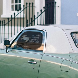 Mr. & Mrs. Panda Car Sun Protection Dog Dachshund Gift Dog Owner Heart Sun Car Happy Dog Dachshund Dog Design Sayings