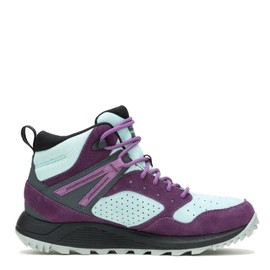 Merrell Women's Wildwood Mid LTR WP Hiking Shoe, Frost Blue, 9.5