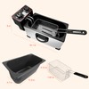 Deep Fryer with Basket, Yangbowan 3L 1300W Small Deep Fryers