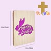 Happy Easter Wooden Greeting Card, Unique Keepsake for Kids, Family,