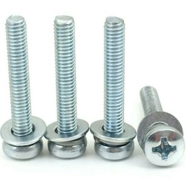 Sanyo 4 New TV Base Stand Leg Screws For Sanyo Model  FW40D36F, FW50C36F, FW50D36F