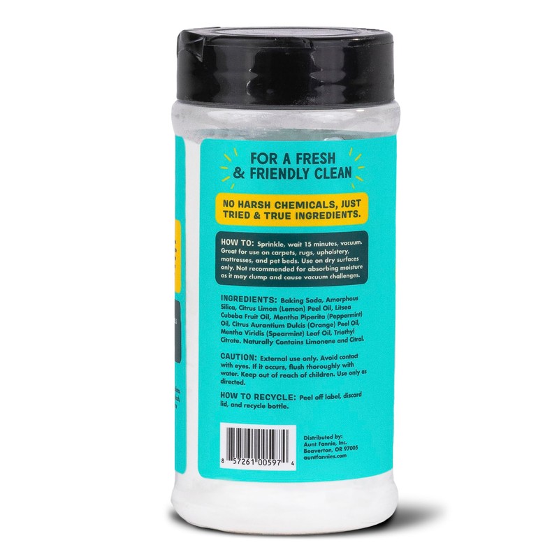 Aunt Fannie's Carpet Refresher & Deodorizer Powder, Multi-Purpose Carpet, Rug,
