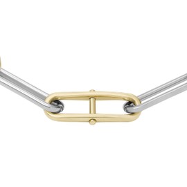 Fossil Women's Heritage D-Link Two-Tone Stainless Steel Chain Bracelet