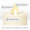 Luminara Flickering Flameless Pearl Ivory Tealights - Warm LED Light