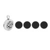 Aromatherapy Locket Diffuser Pendant Tree Shape Stainless Steel Hollow Essential