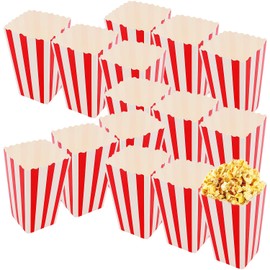 Luckious 15PCS Reusable Popcorn Bags and Buckets - Popcorn Bucket Boxes for Movie Nights, Parties, and Birthdays - Popcorn Favor Boxes for Fun Snacking (71 * 51 * 114mm)