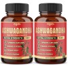 Ashwaga Root Agobi 5200mg Suplemento Deportivo - 2 Pack Sin Sabor