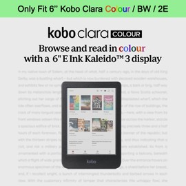 Caweet Screen Protector for 6" Kobo Clara Colour | BW | 2E, Anti-Glare Premium PET Full-Coverage Matte Protective Film, 2 Pack