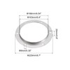 PATIKIL 6.4" Duct Connector Flange, Straight Pipe Exhaust Flange Stainless