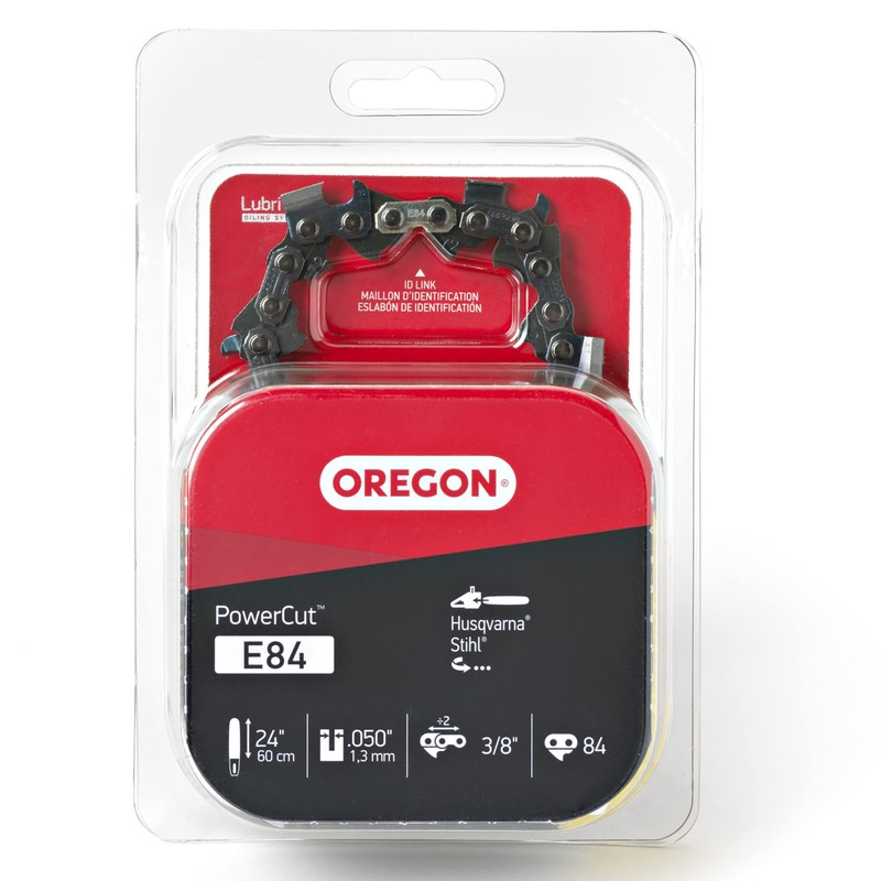 Oregon E84 Full Chisel Professional Chainsaw Chain for 24" Bar,