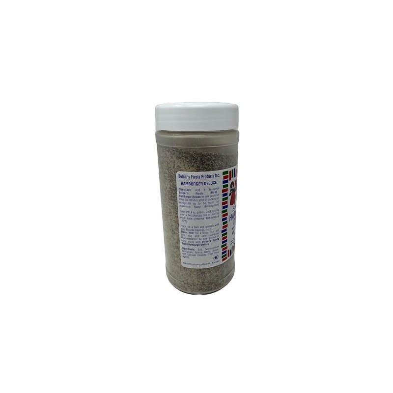 Bolner's Fiesta Brand Extra Fancy Hamburger Deluxe Seasoning 13 Ounces