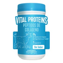 Péptidos De Colágeno Vital Proteins Bovino Sin Sabor 284g                                                                                             