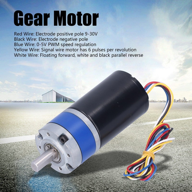 DC24V Gear Motor Brushless Speed Reduction Pure Copper Coil Motors