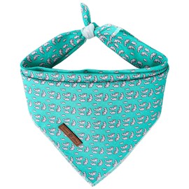 lionet paws Summer Dog Bandana Manatee for Small Medium Large Dogs, Cat Dog Kerchief Triangle Bibs Scarf for Male Female