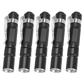 MODOAO Led Flashlights High Lumens, 5 Pack Multifunctional Telescopic Zoom Flash Light, Pocket Size Torch with High Light Mode, Mini Tactical Torch Light for Camping, Hiking, Fishing, Hunting