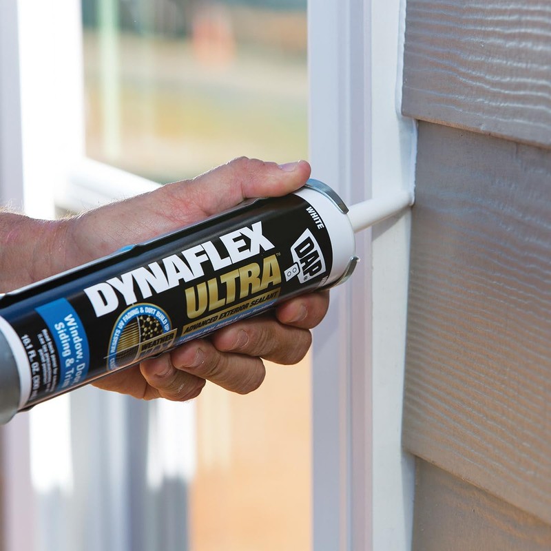 DAP Dynaflex Ultra Advanced Exterior Sealant, White, 10.1 Oz (7079818211)