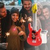 25pcs Guitar Animal LED Luminous Brooch Badge Pin Party Favors