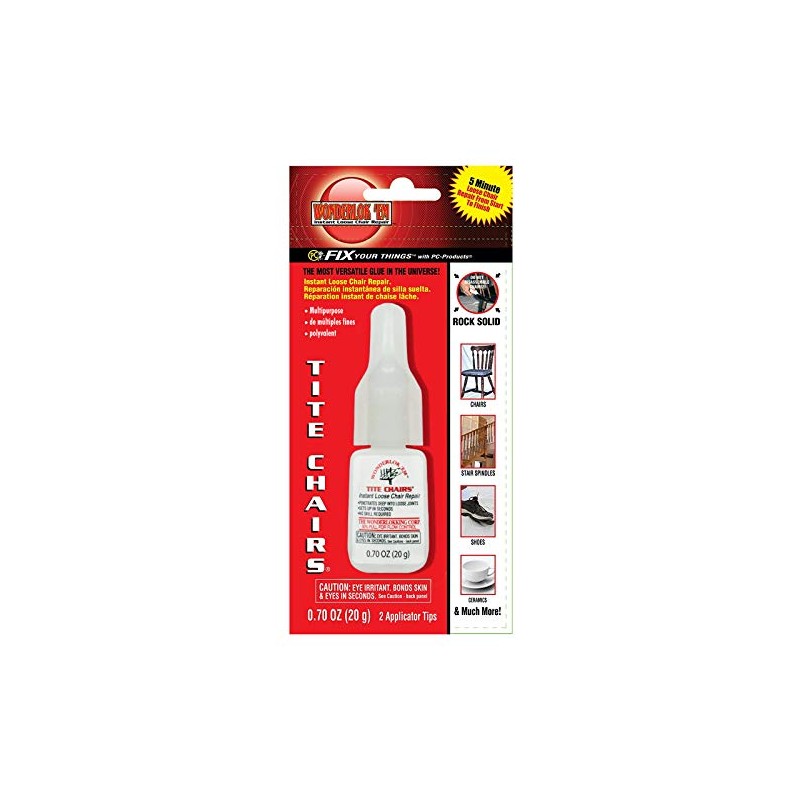 Wonderlokking Tite Chairs, Adhesive for Chair Joint and Furniture Repair