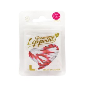 L-Style Premium Lippoint N9 TwinColor White Pack of 30 Red