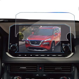 KOOGEN Tempered Glass Screen Protector for Nissan Rogue (SL/Platinum) 2021-2023,Infotainment Navigation Screen Film Compatible With Rogue 2023 2022 2021 Accessories - 9 inch
